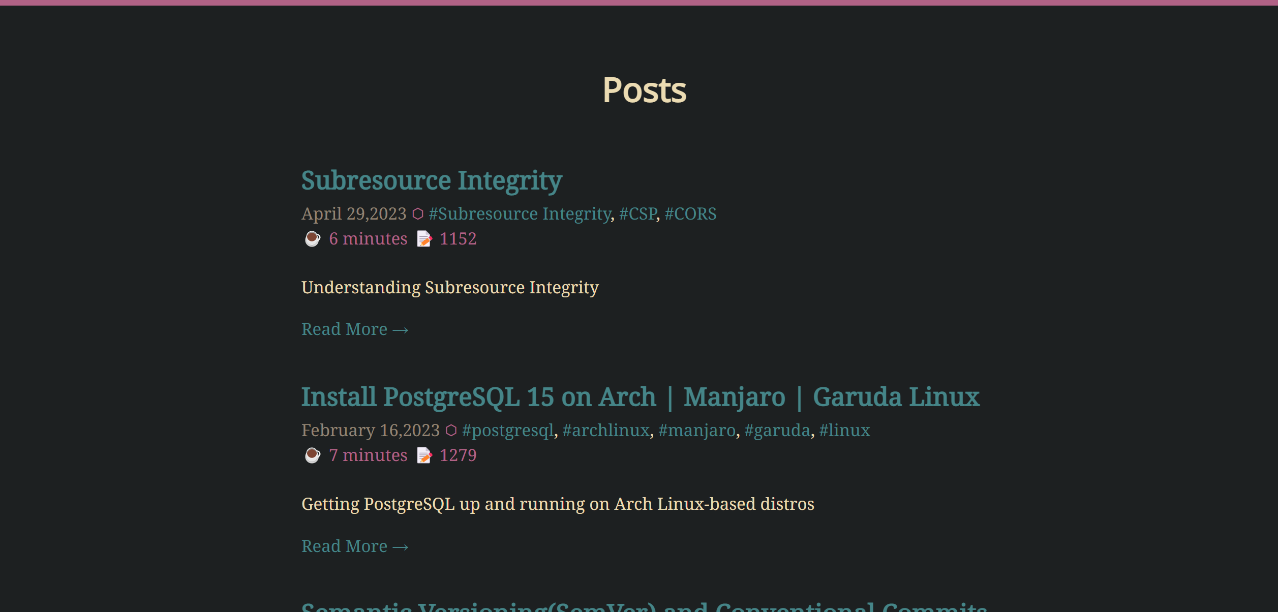 posts
